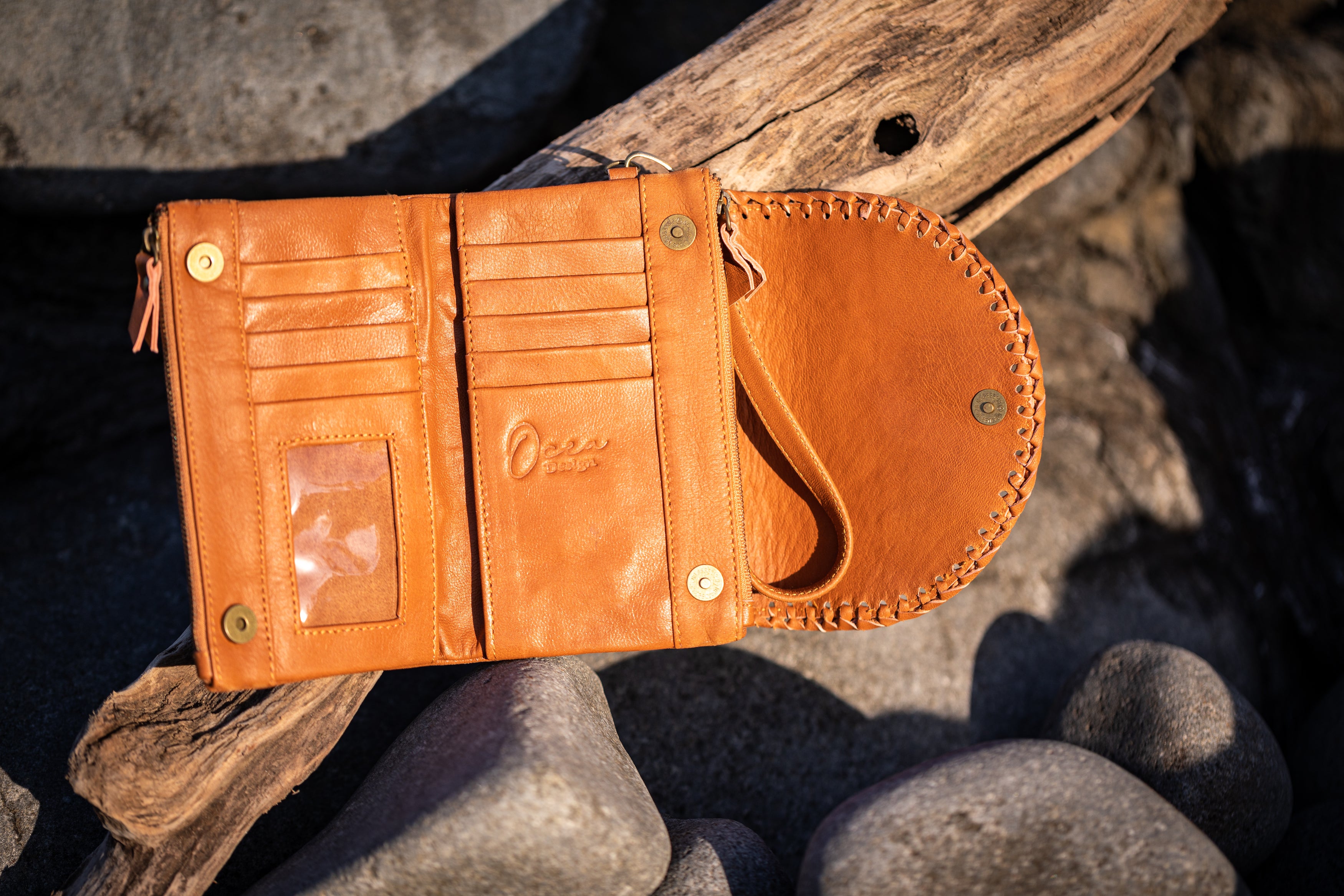 Boho Mini Leather Wallet