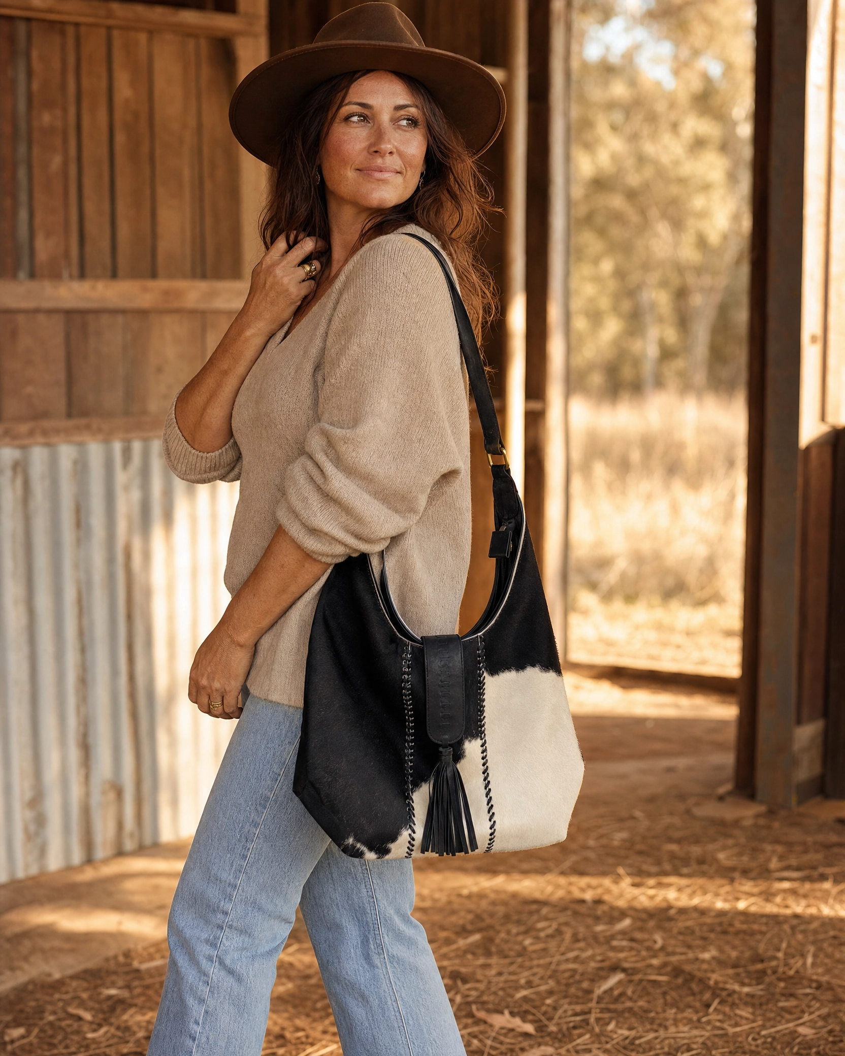 Desley Cowhide Bag