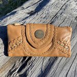 Luxe bohemian wallet Tan